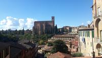 Siena (Blick zur Kirche San Domenico)