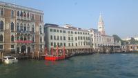 Venedig (Fahrt mit dem Vaporetto durch den Canal Grande)