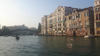 Venedig (Fahrt mit dem Vaporetto durch den Canal Grande)