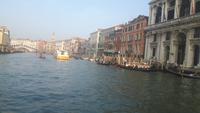 Venedig (Fahrt mit dem Vaporetto durch den Canal Grande)
