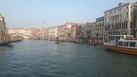 Venedig (Fahrt mit dem Vaporetto durch den Canal Grande)