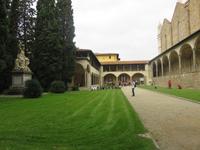 Florenz – im Garten der Franziskanerkirche St. Croce