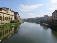 Der Arno von der Ponte Vecchio