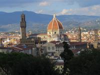 Blick vom Boboili-Garten auf Florenz