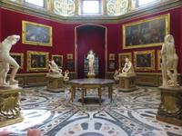 In den Uffizien von Florenz