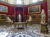 In den Uffizien von Florenz