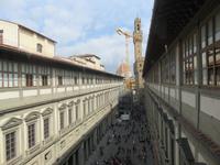 In den Uffizien von Florenz