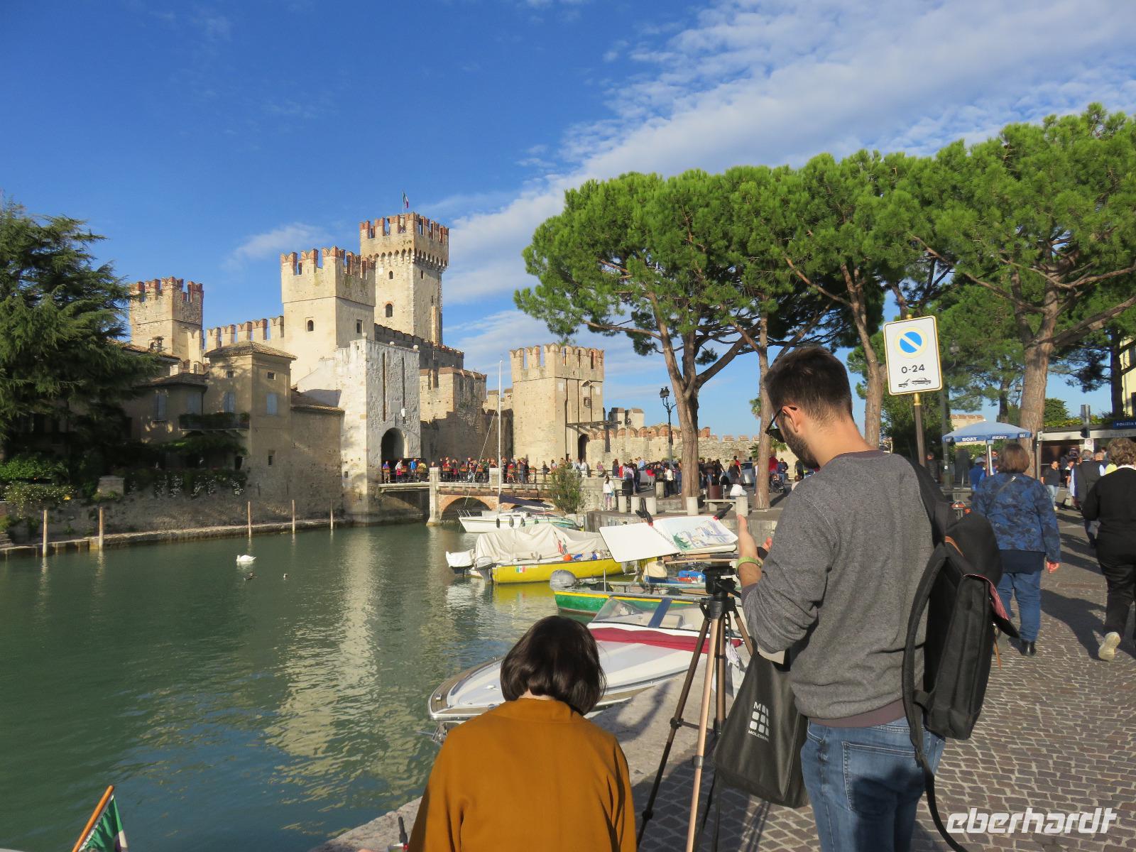 Sirmione – Uferpromenade und Scaligerburg