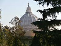 Vatikanische Gärten Kuppel Petersdom