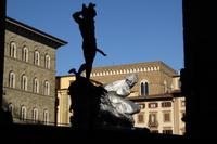 Silvesterreise Florenz 2017 Die Kunstwerke an der Piazza della Signoria  (1)