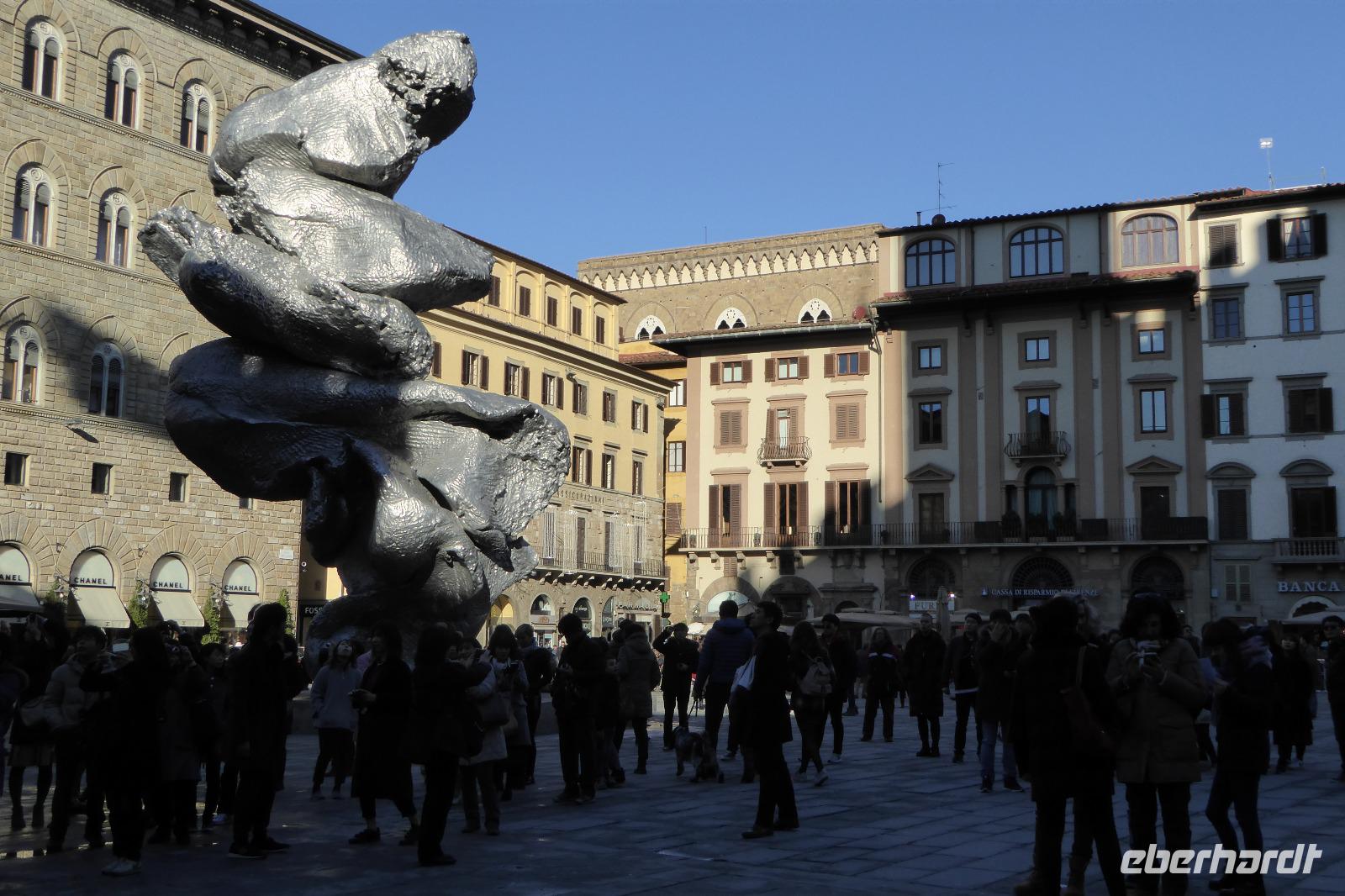 Silvesterreise Florenz 2017 Die Kunstwerke an der Piazza della Signoria  (7)