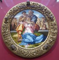 Silvesterreise Florenz 2017 Uffizien, Michelangelo, Die Heilige Familie