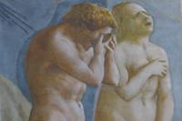 Adam u. Eva Vertreibung aus Paradie Cappella Brancacci