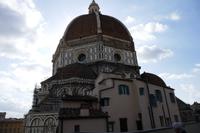 Blick auf Domkuppel von Terrasse Dommuseum