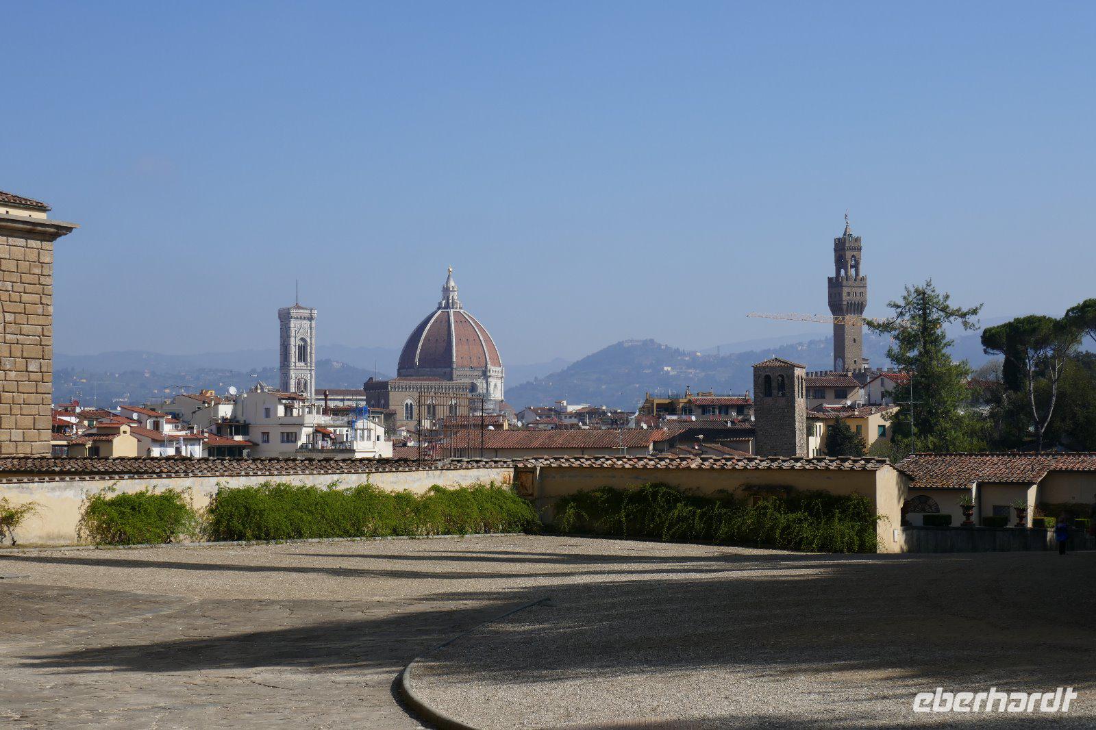 Blick auf Florenz vom Palazzo Pitti