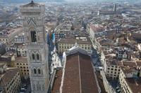 Blick auf Florenz von Domkuppel aus