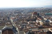 Blick auf Florenz von Domkuppel aus
