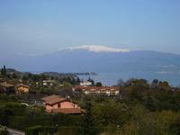 Blick vom Hotel Belvedere zum Monte Baldo
