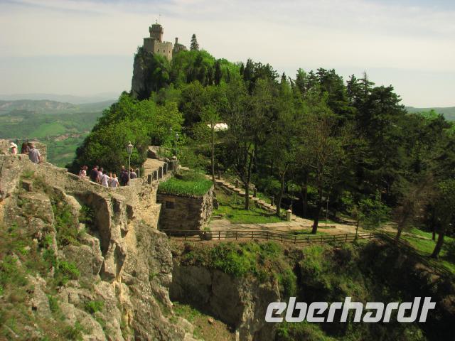 San Marino - exponierte Lage