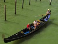 Gondoliere im Dienst