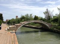 die einzige Brücke ohne Geländer