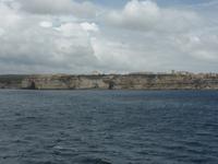 Blick nach Bonifacio