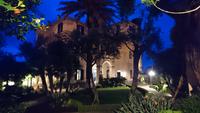 Abendstimmung an unserem Hotel Villa Crawford