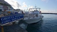 Unser Rundfahrtboot auf Capri