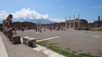 Hauptplatz in Pompeji