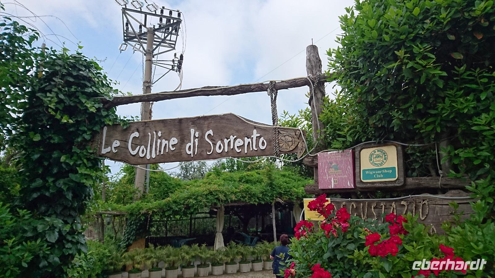 Zugang zur Bodega der Zitronenplantage bei Sorrent