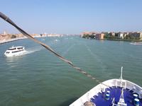 Wanderkreuzfahrt Italien - Auslaufen aus Venedig