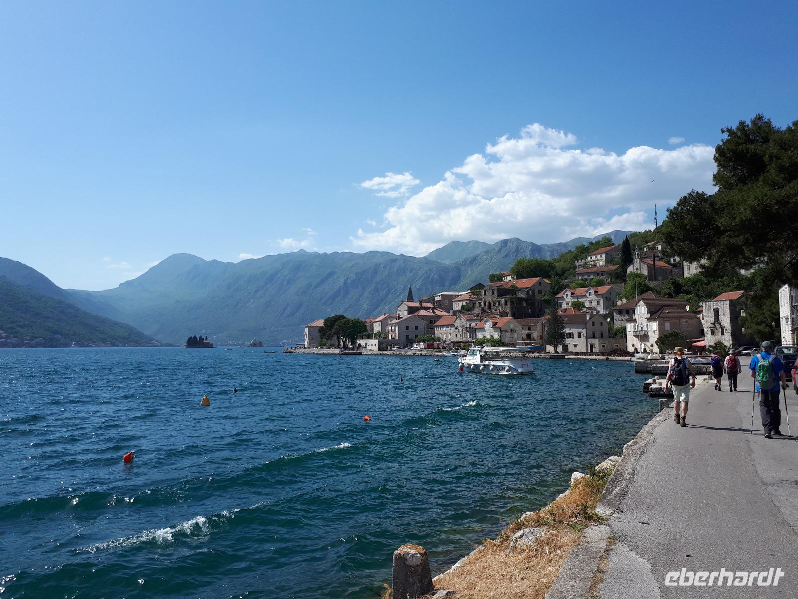 Wanderkreuzfahrt mit der Berlin - Perast bei Kotor