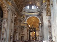 Petersdom oder die Basilika Sankt Peter im Vatikan in Rom (12)