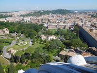 Blick von der Kupper des Petersdoms