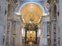 Petersdom oder die Basilika Sankt Peter im Vatikan in Rom (25)