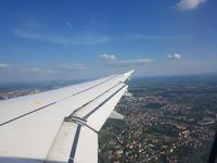 Italien, Heimflug Dresden