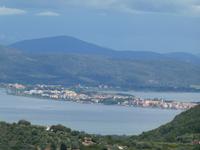 Italien, Argentario, Wanderung, Blick auf Orbitello 