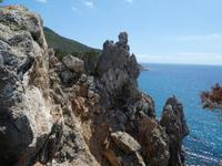 Italien, Giglio, Campese, Faraglioni