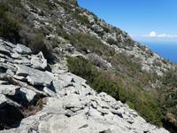 Italien, Elba, Wanderung Monte Capanne, Abstieg