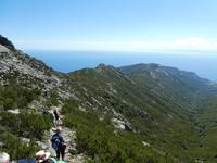 Italien, Elba, Wanderung Monte Capanne, Abstieg