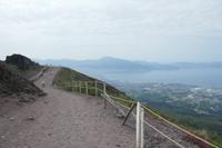 Weg zum Kraterrand Vesuv