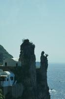 Felsformation in der Gestalt einer Mutter Gottes