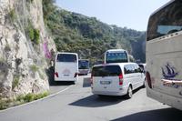 Verkehrschaos auf der Küstenstraße