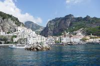 Amalfi mit Blick vom Meer aus