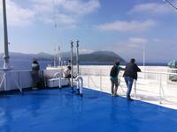 Auf der Überfahrt zur Insel Elba.