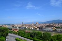 Florenz - Blick vom Piazzale Michelangelo auf die Altstadt