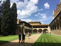 Florenz - Innenhof der Basilica di Santa Croce di Firenze
