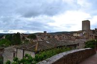 San Gimignano - Blick von der Stadtmauer