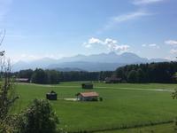 Blick auf das Mangfallgebirge