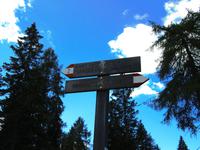 Beschilderung zur Ronerhütte